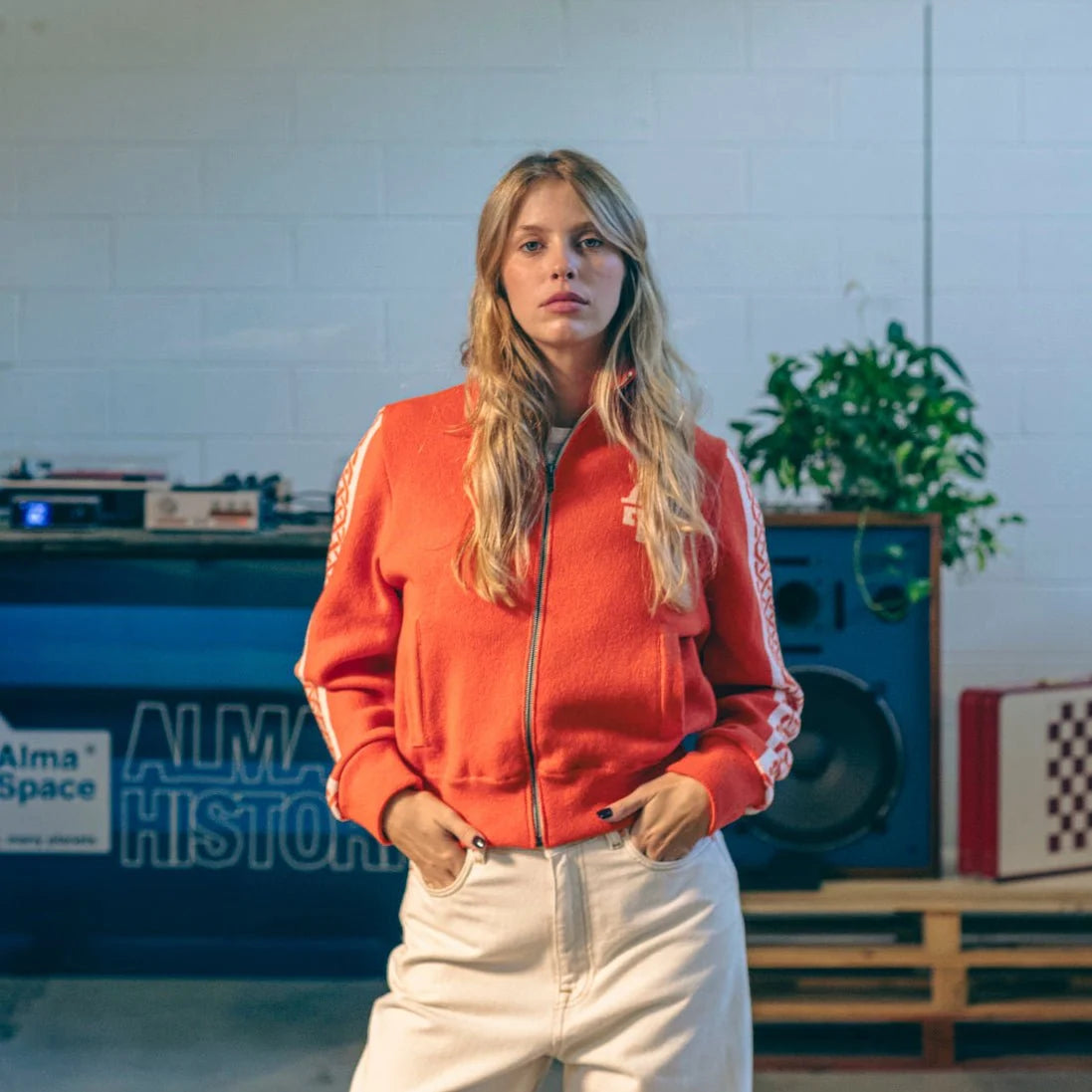 Al Ain Track Wool Jacket Astripe