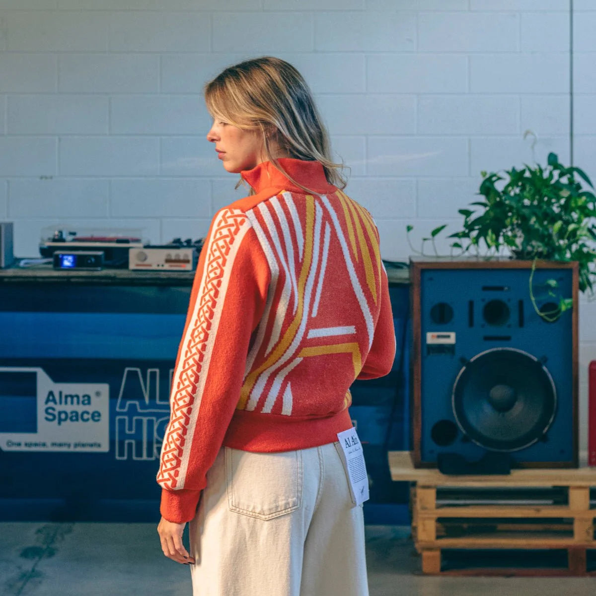Al Ain Track Wool Jacket Astripe
