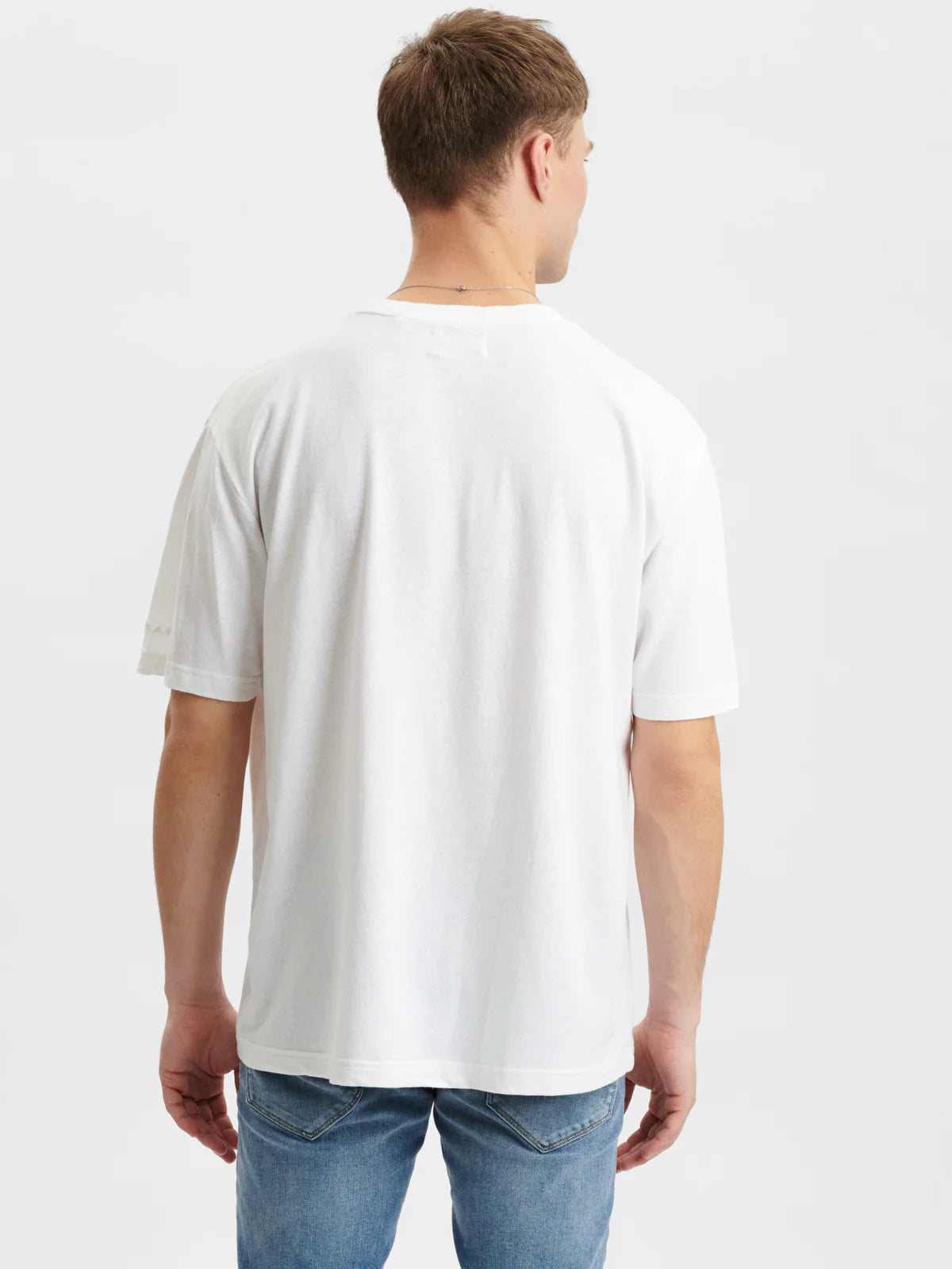 Nigel Boxy Tee - White