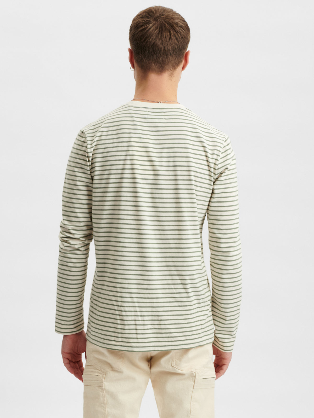 ADAM STRIPES LS TEE