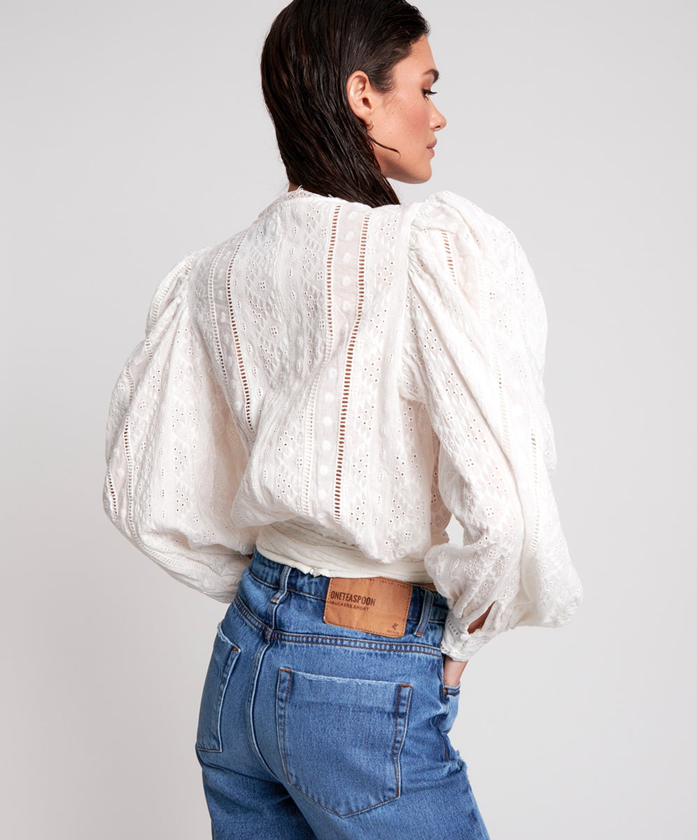 ETHEREAL COTTON WRAP TOP Κωδικός προϊόντος: 23257