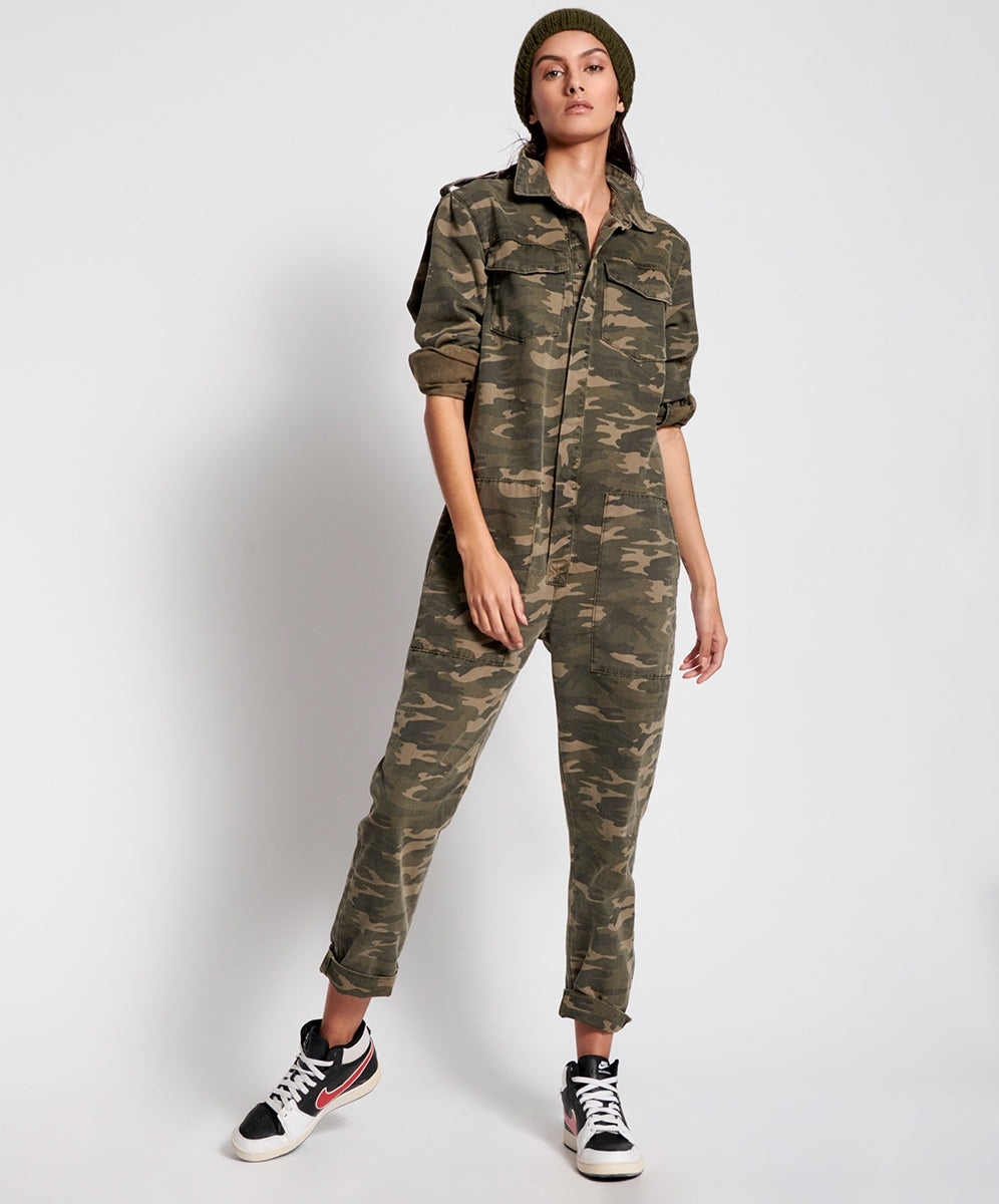 Camo jumpsuit best sale with patches