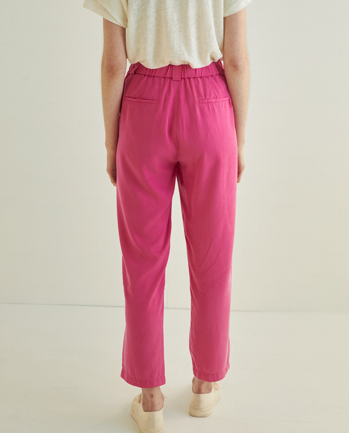 TENCEL TROUSERS PURPLE  Ref. 38810