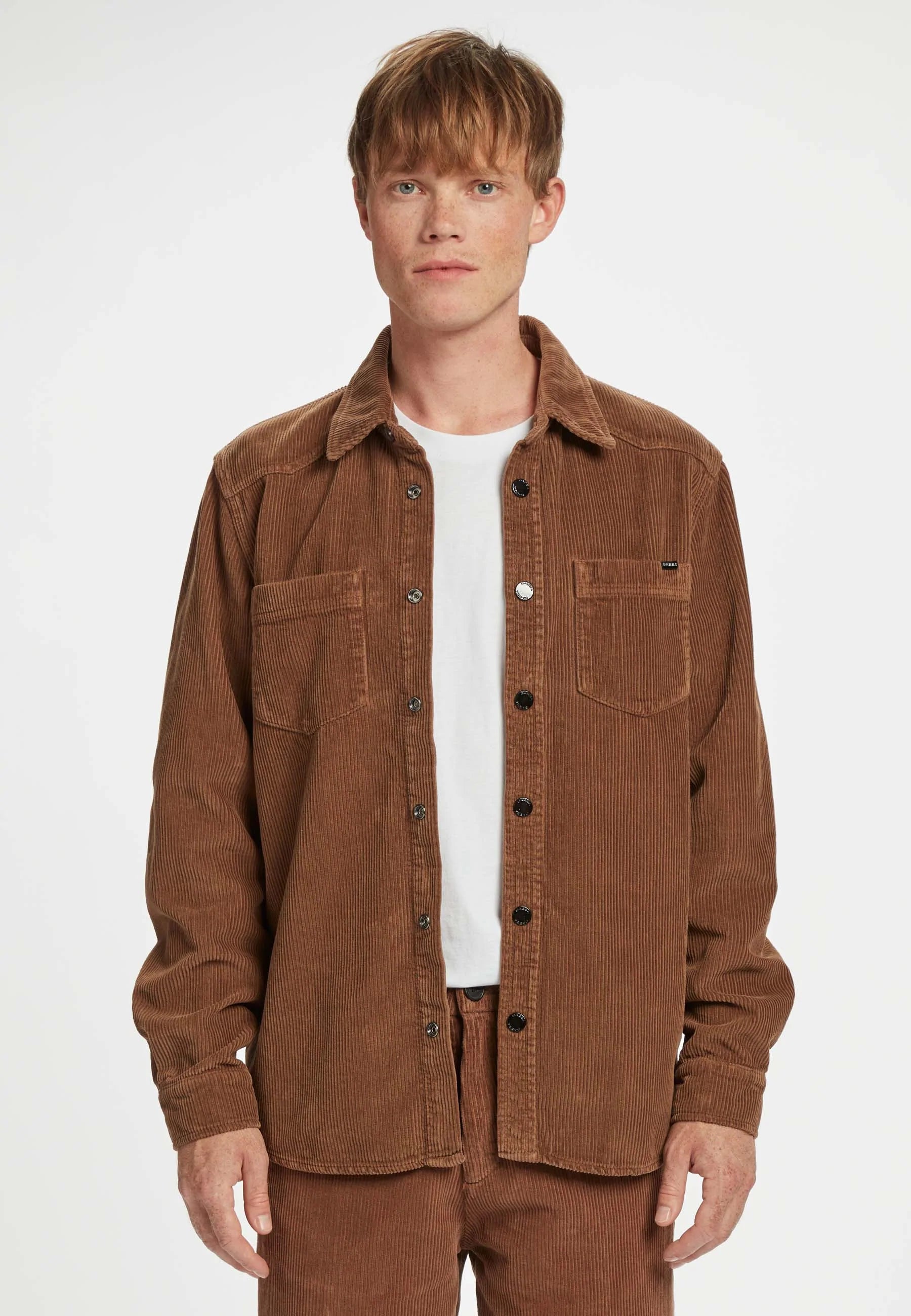 Birke Corduroy LS Shirt - Carafe