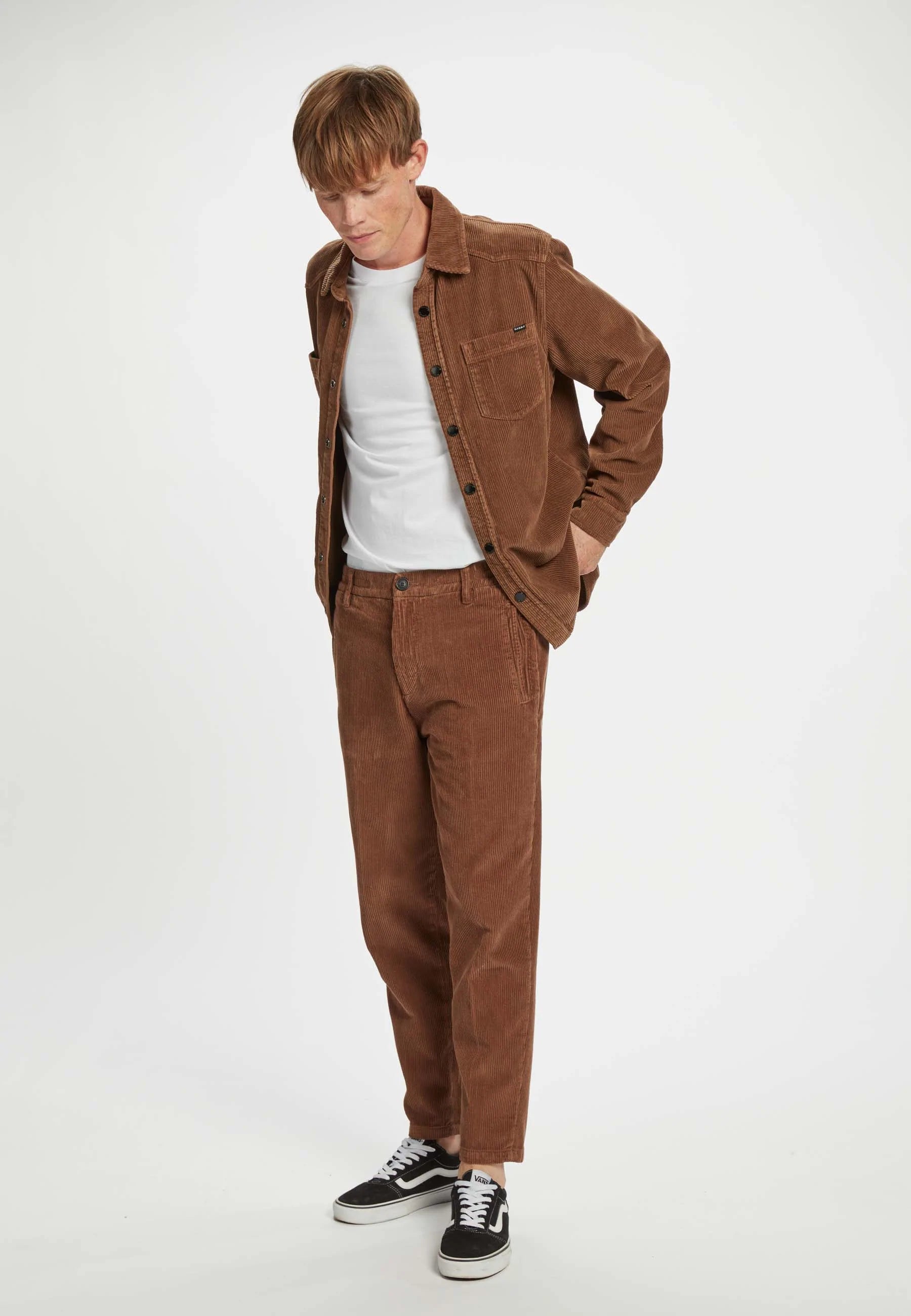 Birke Corduroy LS Shirt - Carafe