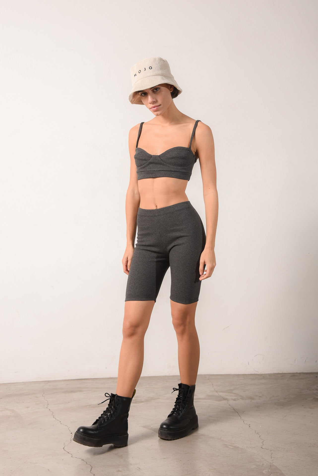 AMULET BIKER SHORTS ANTHRACITE